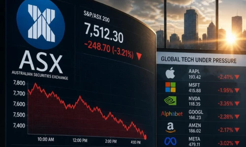 ASX opens lower despite global tech rally