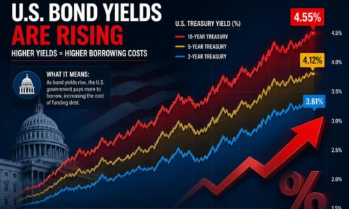 US Bond Yields Climb as Government Borrowing Costs Rise