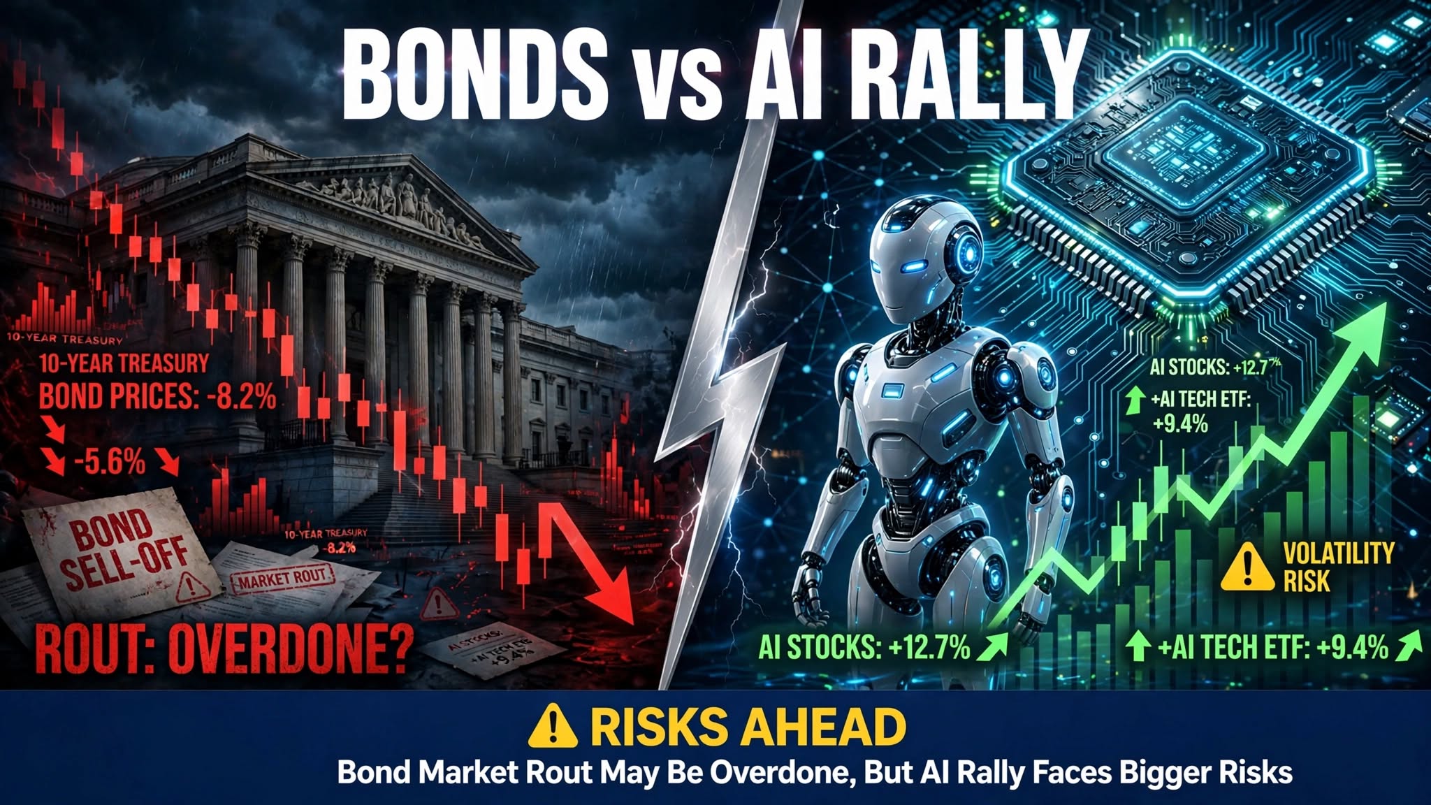 Bond Market Rout May Be Overdone, But AI Rally Faces Bigger Risks